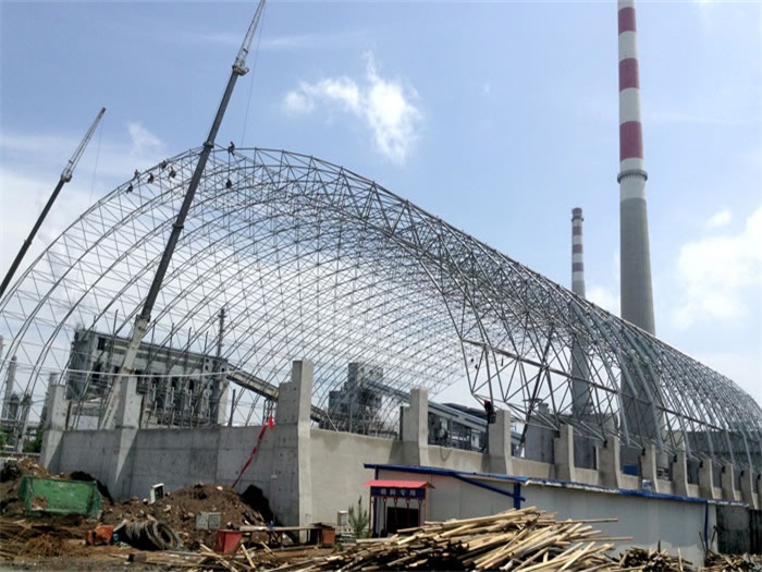 邓州煤机油桶翘工程网架